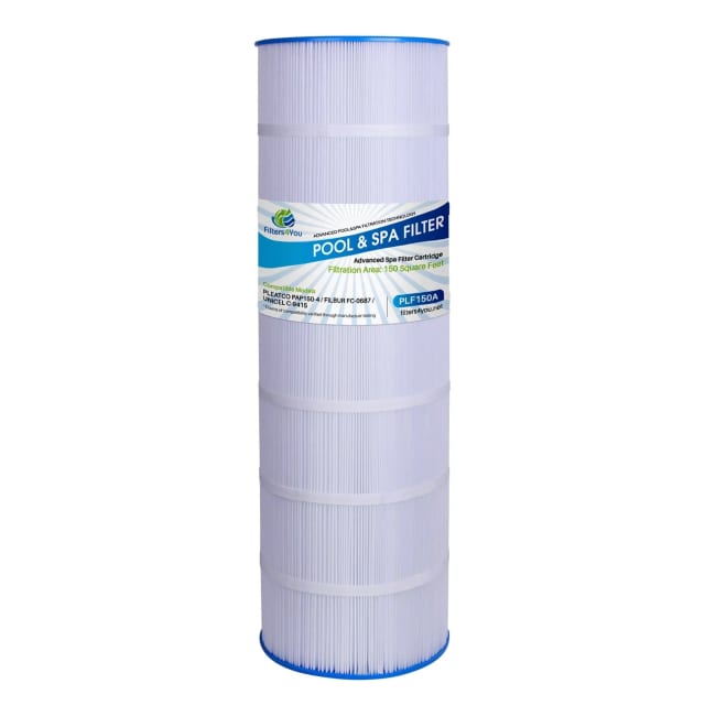 Pool filter cartridge replacement, 1 pack, compatible with 150, CC150, CCRP150, and R173216 filter models