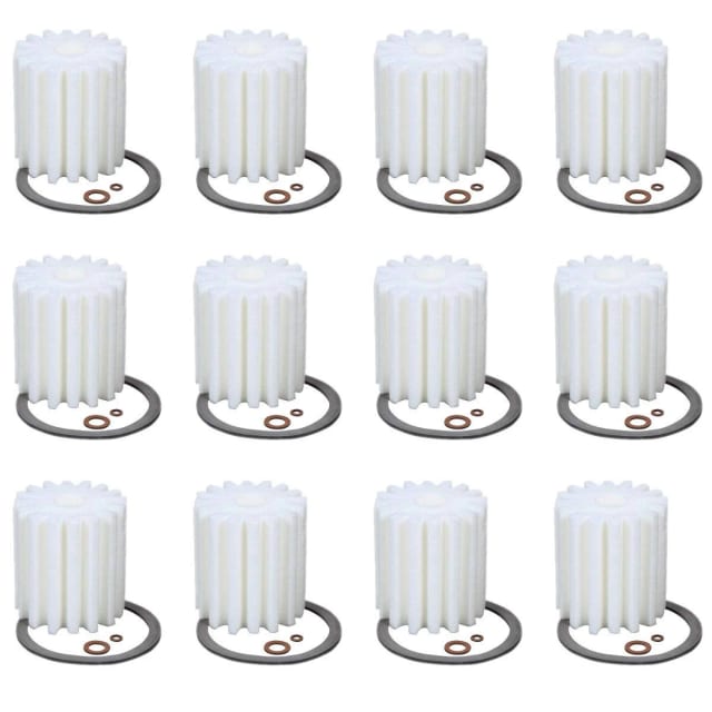 RF-1 Fuel Oil Filter Cartridges with Gaskets – 12 Pack – Fits 1A-25A, 77B, S-254