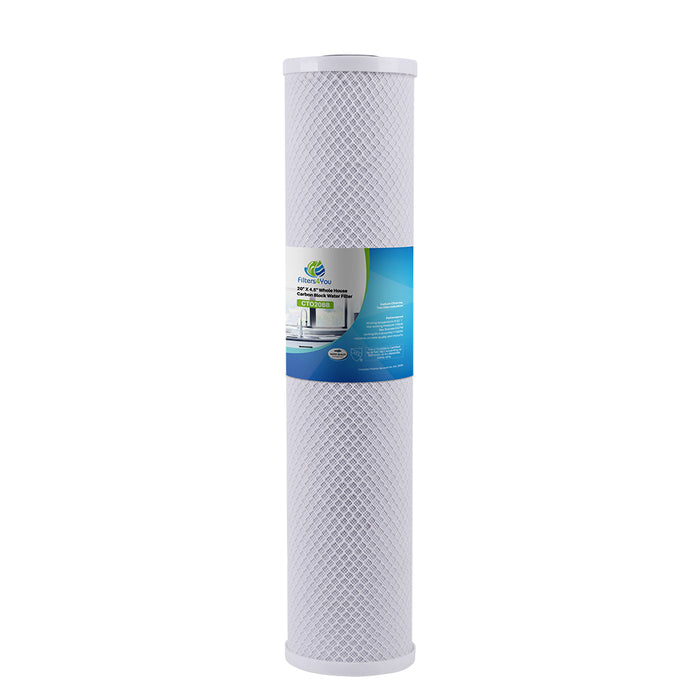 6) Big Blue 20"x4.5" Whole House CTO Coconut Shell Carbon Block Water Filter