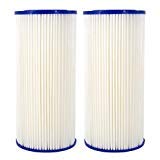 CFS COMPLETE FILTRATION SERVICES EST.2006 Compatible for ECP1-BB Pleated Cellulose Polyester Filter Cartridges, 9-3/4" x 4-1/2", 1 Micron 2 Pack