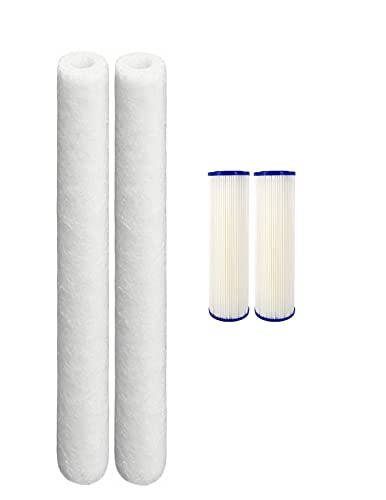 CFS –Water Filters Cartridge Compatible with EQ-304-20 and EQ-PFC.35 Model – Removes Bad Taste & Odor – Whole House Replacement Cartridge 20 inches Water Filtration System, 8 Pack