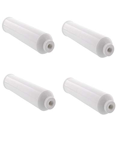 4 PACK 10" X 2" GAC Inline Filter/RO Post Filter - 1/4" T33