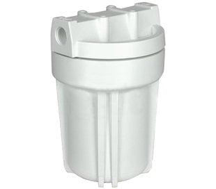 Hydronix HX-HF3-5WHWH34 Water Filter Housing 5" Rib Cap-3/4 Ports, White