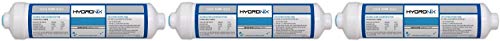 Hydronix ICF-10Q Inline Coconut Filter 2000 Gal, 2" OD X 10" Length, 1/4" Quick Connect (?hr?? ???k)