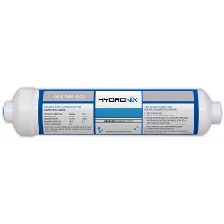 Hydronix ICF-10Q Inline Coconut Carbon Water Filter (1/4" Quick Connect)-- (Package Of 3)