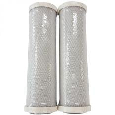 CFS – 2 Pack Activated Carbon Sediment Water Filters Cartridge Compatible with RIF-5 – Whole House Replacement Cartridge 10", 0.5-Micron, White