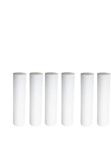 6-Pack Replacement for WaterPur CCI-10-CLW Polypropylene Sediment Filter - Universal 10-inch 5-Micron Cartridge Compatible with WaterPur Clear Water Filter Housing