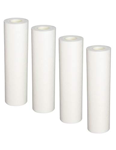 Replacement for Pentek P5 GXWH04F 5 Micron 10 x 2.5 Spun Wound Polypropylene Water Filter 4 Pack