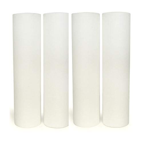 Compatible to WP-5 String-Wound Polypropylene Filter Cartridges, 4 Pack, 9-7/8" x 2-1/4", 5 Micron