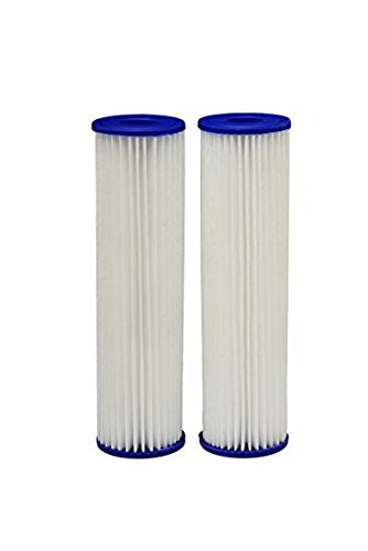 Compatible for Ideal H2O 728810 10-Inch 2-Inch Stealth-RO100/200 Cleanable Sediment Filters 2 Pack