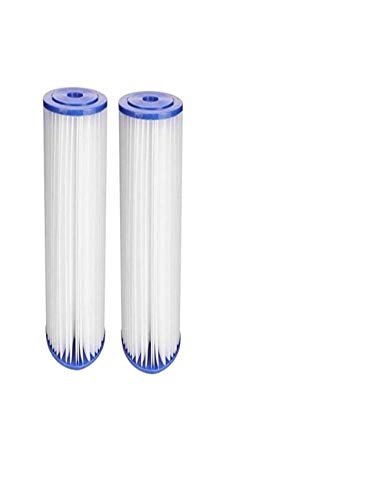 CFS COMPLETE FILTRATION SERVICES EST.2006 Compatible Pentek R30 Pleated Polyester Filter Cartridge, 9-3/4" x 2-5/8", 5 Microns 2 Pack