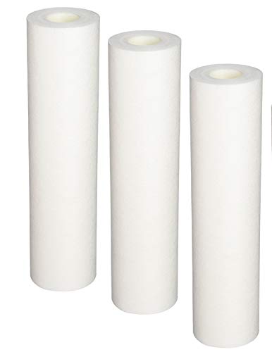 CFS (Package Of 3) Compatible with DGD-2501-20AP810-2, SDC-45-2005, FPMB-BB5-20, P5-20BB, FP25B, 155358-43 Sediment Whole House Water Filters (20" x 4.5")