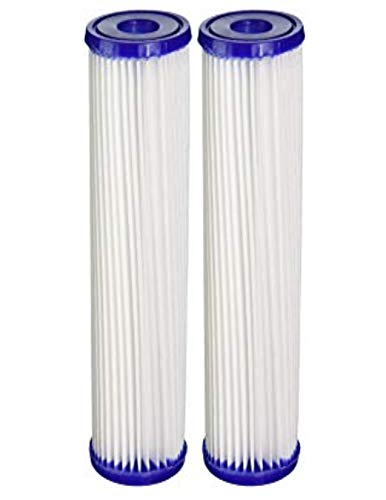 Compatible with SPC-45-2020 Polyester Pleated Filter 4.5" OD X 20" Length, 20 Micron