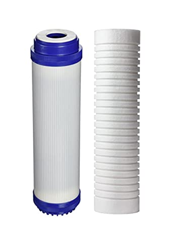 CFS Compatible with LWH-D Replacement Filter Set - Whole House 2 Stage Sediment - Rust & CTO Filters - 2.5" x 10 - Interchangeable with AP117 & AP110 Filter Models