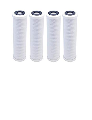 CFS – 4 Pack Water Filters Compatible with POE12GHGACB – Removes Bad Taste and Odor – Activated Carbon Block Water Filter Replacement Cartridge 10 inches Water Filtration System