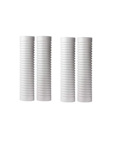 SGC-25-1005 Compatible Sediment Grooved Water Filter Cartridge, Replaces AP110, 5 Micron, 2.5" x 10" 4 Pack by CFS