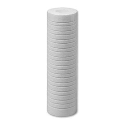 10"x2.5" 1 Micron Grooved Sediment Melt Blown Filters Cartridges (Compatible Replace Aqua-Pure AP1001, Aqua-Pure AP109, Watts FPMBG-1-975)