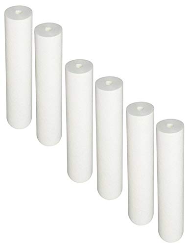 CFS – 6 Pack Sediment Water Filters Cartridge Compatible with PS5-10C Model – Removes Bad Taste and Odor – Whole House Replacement Cartridge 10-inch Water Filtration System