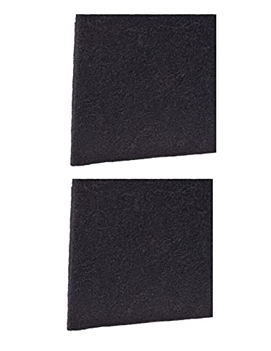 Black Charcoal Filter 12 x 12 Cut To Fit Anti-Odor Material, Activated Charcoal Carbon Air Filter for Air Purifiers, Vent Hoods, Vacuums, Aquariums, Microwaves & More