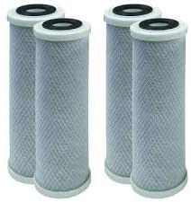 CFS – 4 Pack Water Filters Cartridge Compatible with 8 WCBCS-975-RV – Removes Bad Taste and Odor – Activated Carbon Block Water Filter Replacement Cartridge – Whole House Replacement 10“ x 2.5” inches Water Filtration System