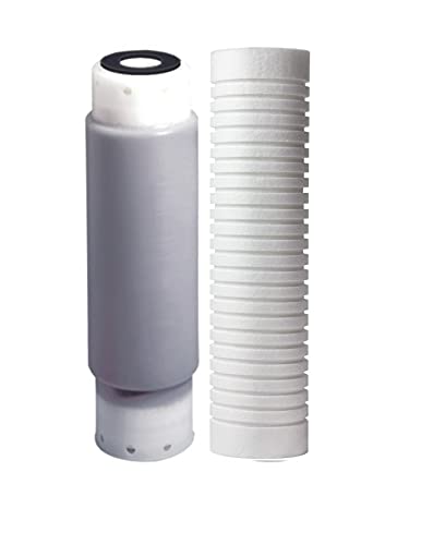 LWH-D Replacement Filter Set - Whole House 2 Stage Sediment - Rust & CTO Filters - 2.5" x 10 - Interchangeable with AP117 & AP110 Filter Models