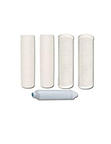 Fits Purwater PW-RO4L RO System Replacement Prefilter and Postfilter Kit - 1/4 Quick Connect by CFS