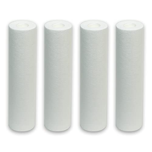 CFS Whole House Water Filter, 5 Micron Sediment Carbon Filter For Cleaner Water at Home, 4 Pack