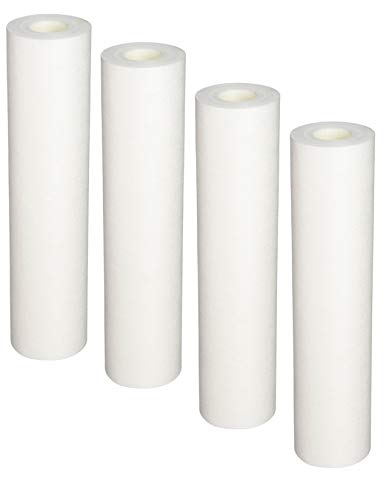 Replacement 10-Inch, Sediment Pre-filters for Whole House Water Filter Systems, 4-pack