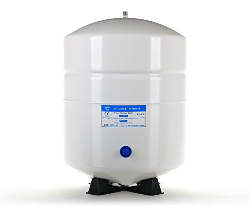 PAE (RO-152) 5.0 Gallon Metal Storage Tank 1/4" NPT; White