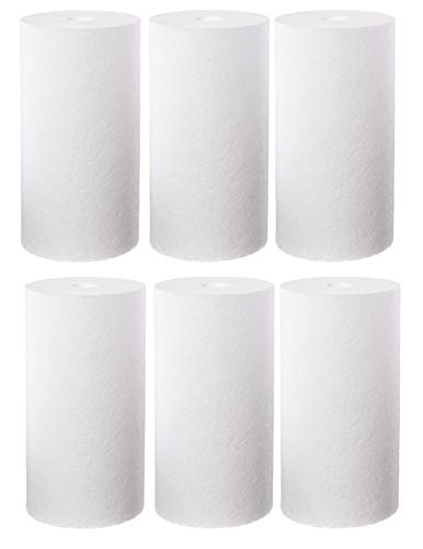 Compatible to Pentek DGD-7525 Spun Polypropylene Filter Cartridge, 10" x 4-1/2" 6 Pack