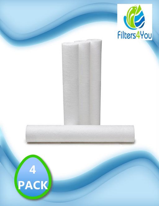 20" x 2.5" Sediment Water Filter ( 4 ) 5 Micron Whole House Cartridges