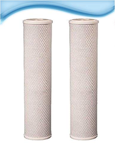 Pentek EP-20BB Compatible Filter, Brand Carbon Block Replacement Water Filters, 4.5 x 20 Inch, Set of 2