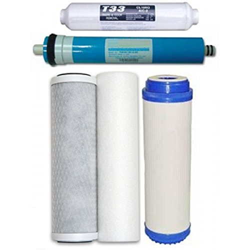 CFS Universal 5 Stage Reverse Osmosis Replacement Water Filter/Membrane Pack