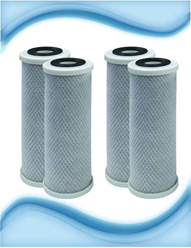 CFS – 4 Pack Water Filters Cartridge Kit Compatible with 42-34373 Micron 10 x 2.5– Removes Bad Taste and Odor – Whole House Replacement Cartridge 10 inches Water Filtration System