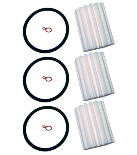 3 Pack Micron Rated FB-4 Oil Fuel Filter w/Gaskets Fit Westwood F80 F84 Fulflo FB4 B4 AS4 OB4