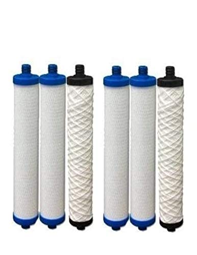 Hydrotech 41400008/41400009 Replacement Reverse Osmosis Water Filter Cartridge Set (Tw? ???k)