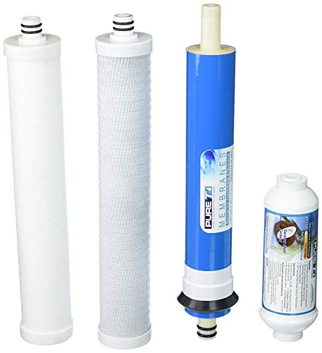 CFS –4 Pack Water Filters Cartridge and Membrane Kit Compatible with AC-30 Model – Sediment Water Filter Replacement Cartridge – Whole House Replacement Cartridge 10” Filtration System