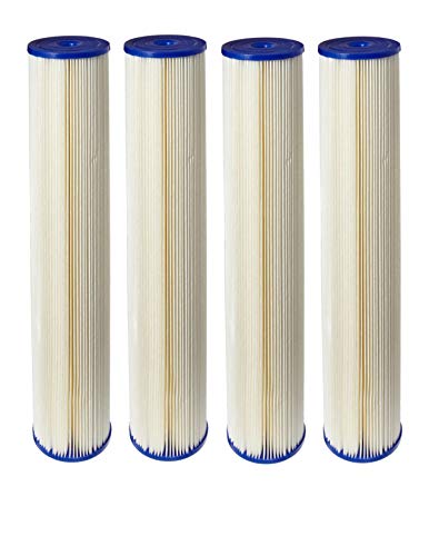 Compatible to ECP20-20BB 255495-43 Pleated Cellulose Polyester Filter Cartridge, 20" x 4-1/2"