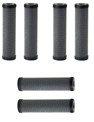 Compatible for Pentek NCP-10 Carbon-Impregnated Water Filters 9.75-inch x 2.5-inch 6 PK