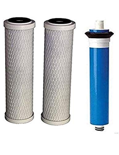 CFS – 3 Pack Sediment Water Filters Cartridge Compatible Filter Combo Set for GXRM10RBL RO System Removes Bad Taste & Odor– Whole House Replacement Cartridge 10” Water Filtration System, 5 Micron