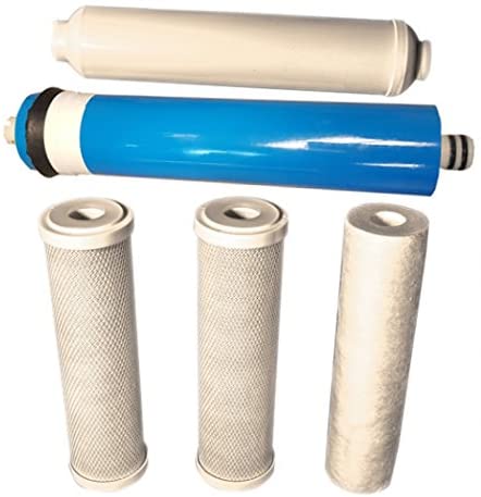 Honeywell RO-9100 Compatible 5 Stage Reverse Osmosis Replacement Filter Bundle (50 GPD, Universal) by CFS