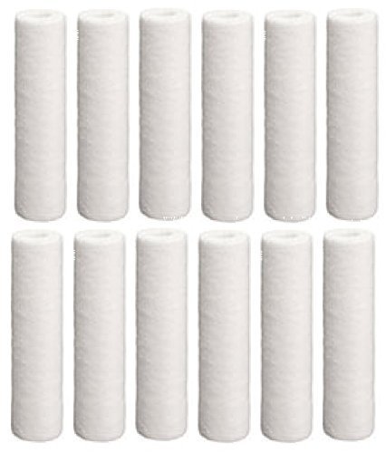 CFS COMPLETE FILTRATION SERVICES EST.2006 Replacement for Pentek P10-10 10 Micron 10 x 2.5 Spun Wound Polypropylene Sediment Water Filter 12 Pack