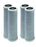 Compatible to FloPlus-10 Carbon Block Filter Cartridge, 9-3/4" x 2-7/8", 0.5 Micron (Pack of 4)