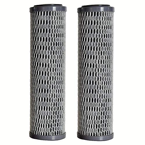 Compatible for CUF1252 Compatible Universal Advanced Premium Carbon Filter Standard Capacity Whole House & RV Water Filter, 2 Filters Included, Gray (Pack of 2)