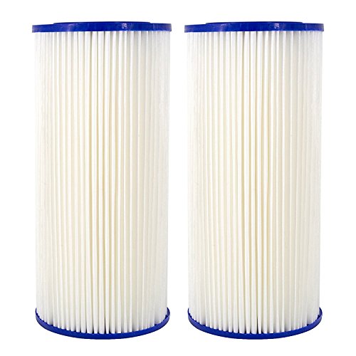 CFS – 2 Pack Sediment Water Filters Cartridge Compatible with R50-BBSA – Remove Bad Taste & Odor – Whole House Replacement Cartridge 10" x 2.5" Water Filtration System, 50-Micron, White