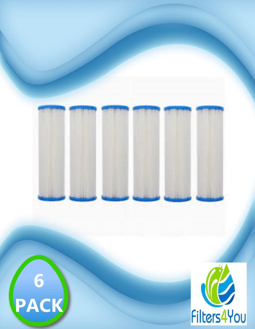 6) American Plumber W50PE Compatible Whole House Pleated Sediment Filters