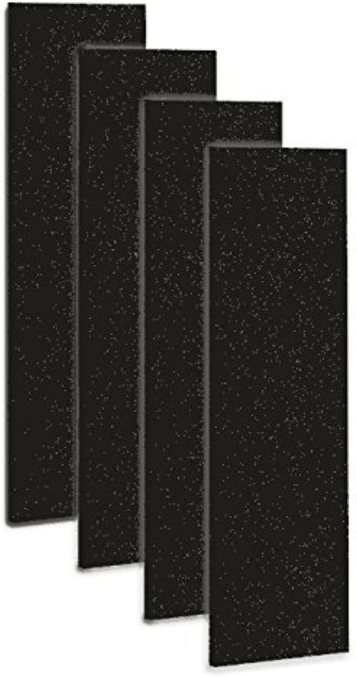 CFS – Pack of 4, Premium Activated Carbon Air Filter for FLT4825 HEPA, AC4800 Models – Fresh and Filtered Air for Indoor, Home Filtration – Removed odor and VOC's – 4.8” x 19.25” – Black