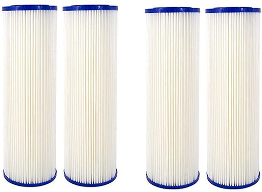 CFS – 4 Pack Pleated Sediment Water Filters Cartridge Compatible with AO-WH-PRE-RP2 W50PE, WFPFC3002, SPC-25-1050, FM-50-975 – Remove Bad Taste & Odor – 10" x 2.5" Water Filtration System, 20-Micron