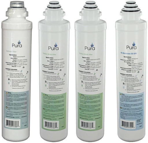 Pura Platinum QCRO Complete Replacement Filter Kit 50 GPD