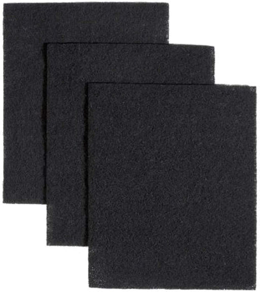 CFS – Pack of 3, Premium Activated Charcoal Air Filter Pads for BP58 Non-Ducted Model – Fresh and Filtered Air – Removed odor and VOC's – 7-3/4 inches x 10-1/2 inches – Black